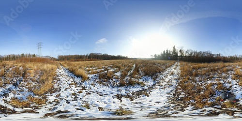 Winter in the Forest HDRI Panorama