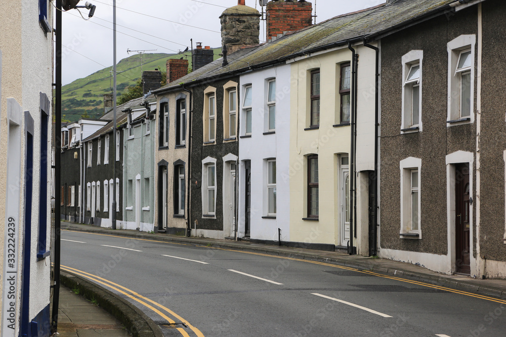 Dorfstrasse in Wales
