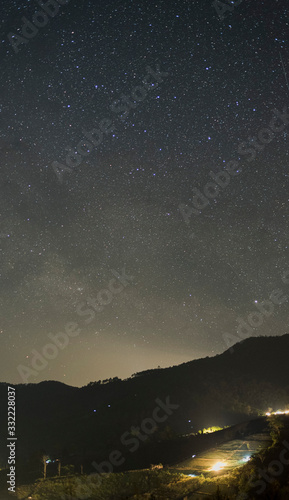 night sky with stars
