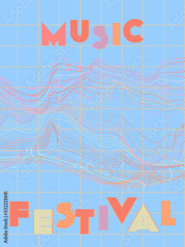 Music festival cover background.