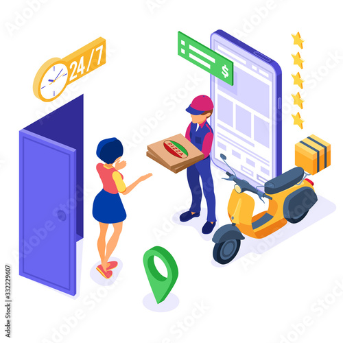 online food order package delivery service