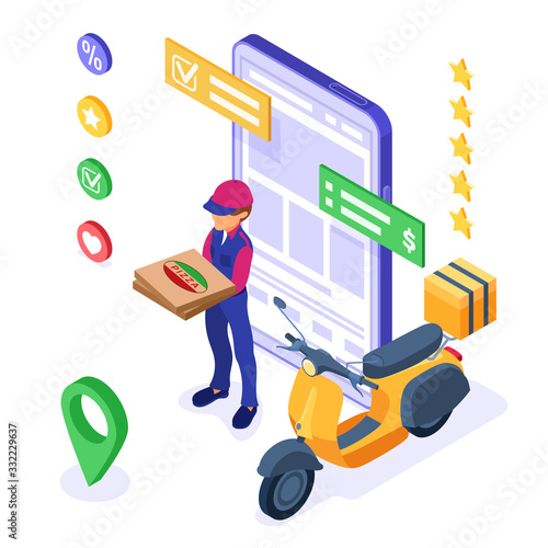online food order package delivery service