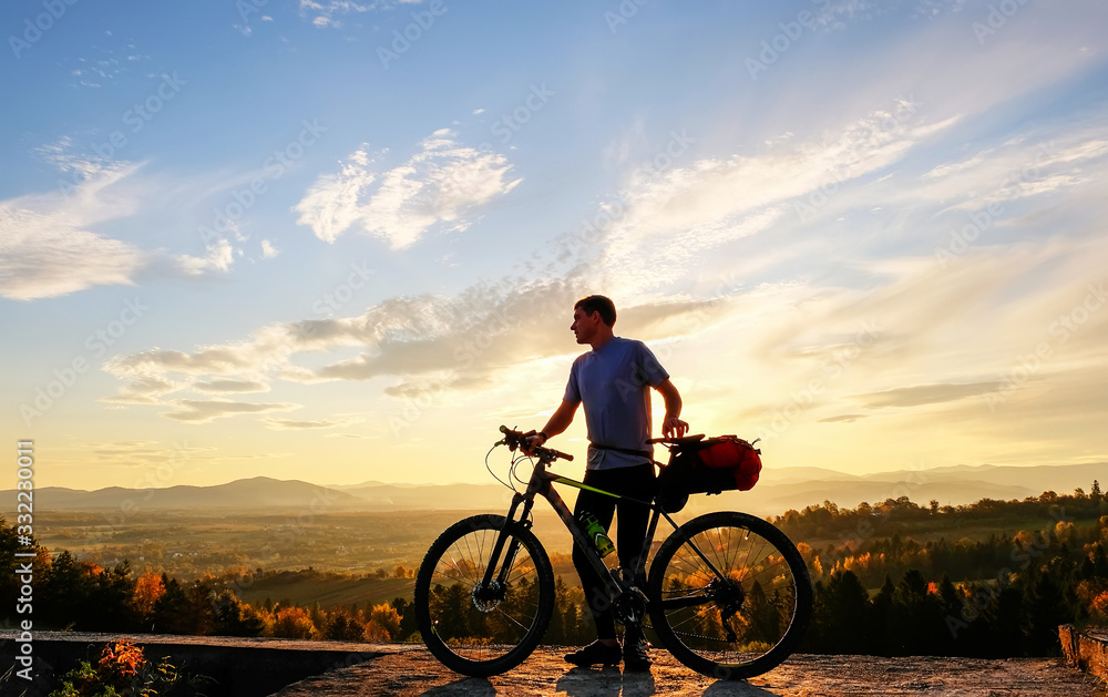 Bike adventure in the mountains