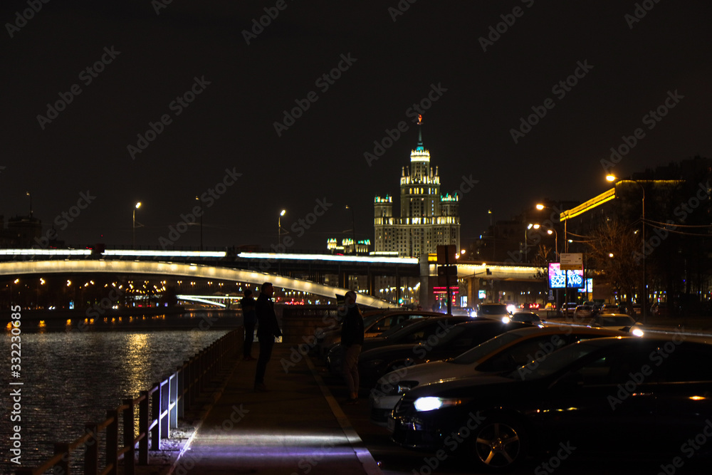 bridge at night