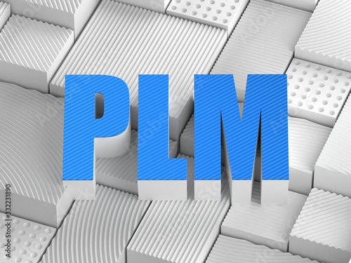 PLM acronym (product lifecycle management) photo