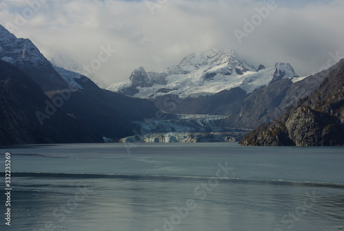 The nature of Alaska. Seascape. Glacier. © rubchikova