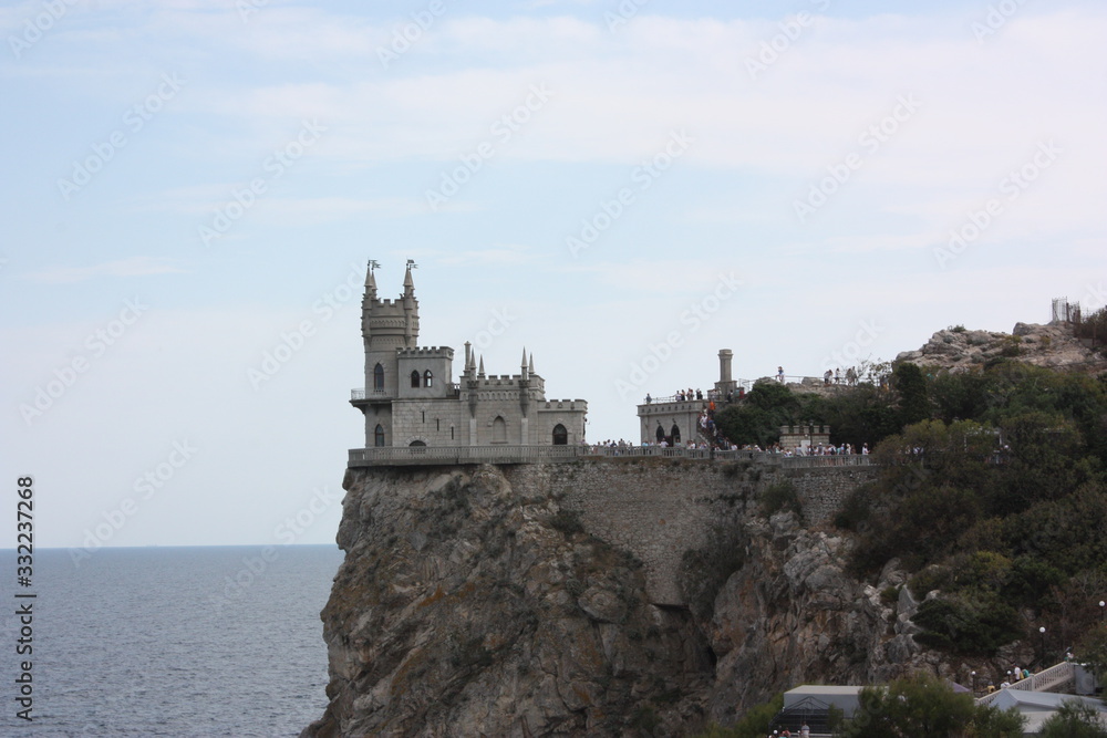 castle on the cliff