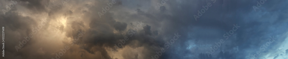 Dark sky in a strong storm. Dark sky in a strong storm.