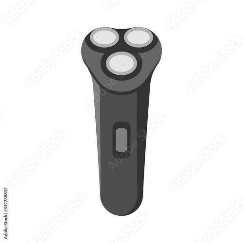 Electric Razor icon isolated on white background. Vector illustration.