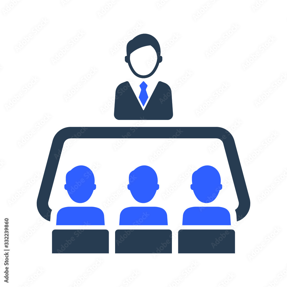 Business Conference Icon Business Conference Icon