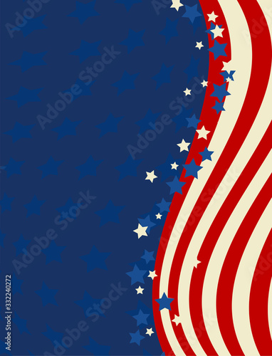 American flag patriotic background