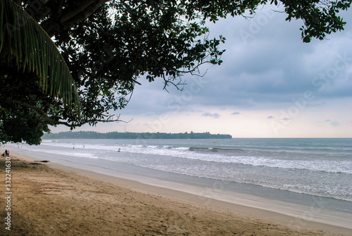  The waves in the Carita beach