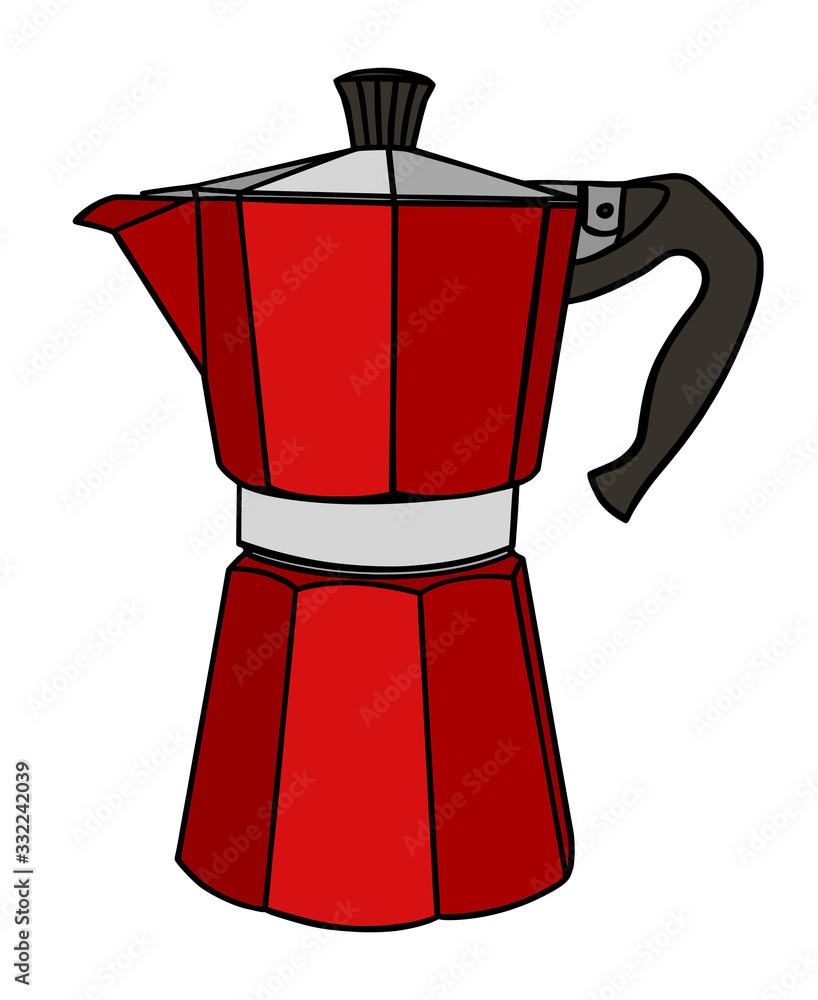 Italian coffee maker or moka pot Italian coffee maker or moka pot