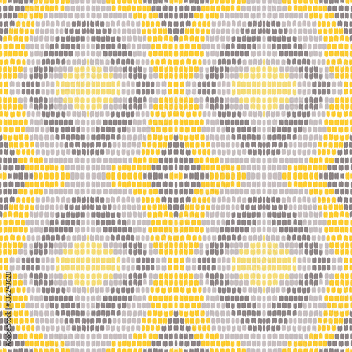 Gray Chevron Geometric Vector Seamless Pattern. 