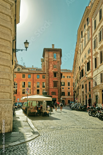 Fototapeta Naklejka Na Ścianę i Meble -  Square in the Old City of Rome in Italy