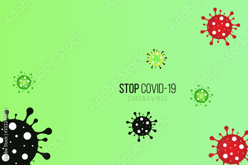 Coronavirus outbreak and coronaviruses influenza background. Coronavirus 2019-nCoV. Pandemic medical health risk, immunology, virology, epidemiology concept.