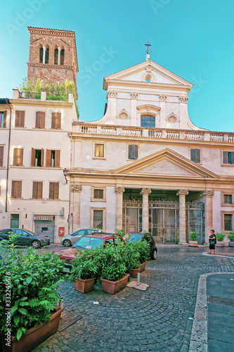 Basilica di Sant Eustachio in Campo Marzio in Rome Italy photo