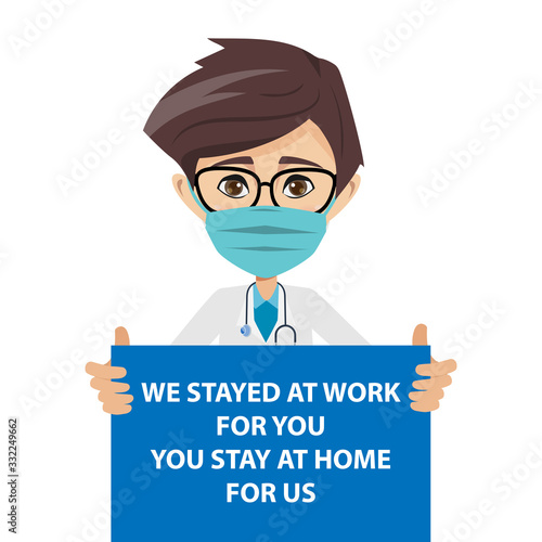 Doctor who save patients from coronavirus outbreak and fighting the coronavirus.