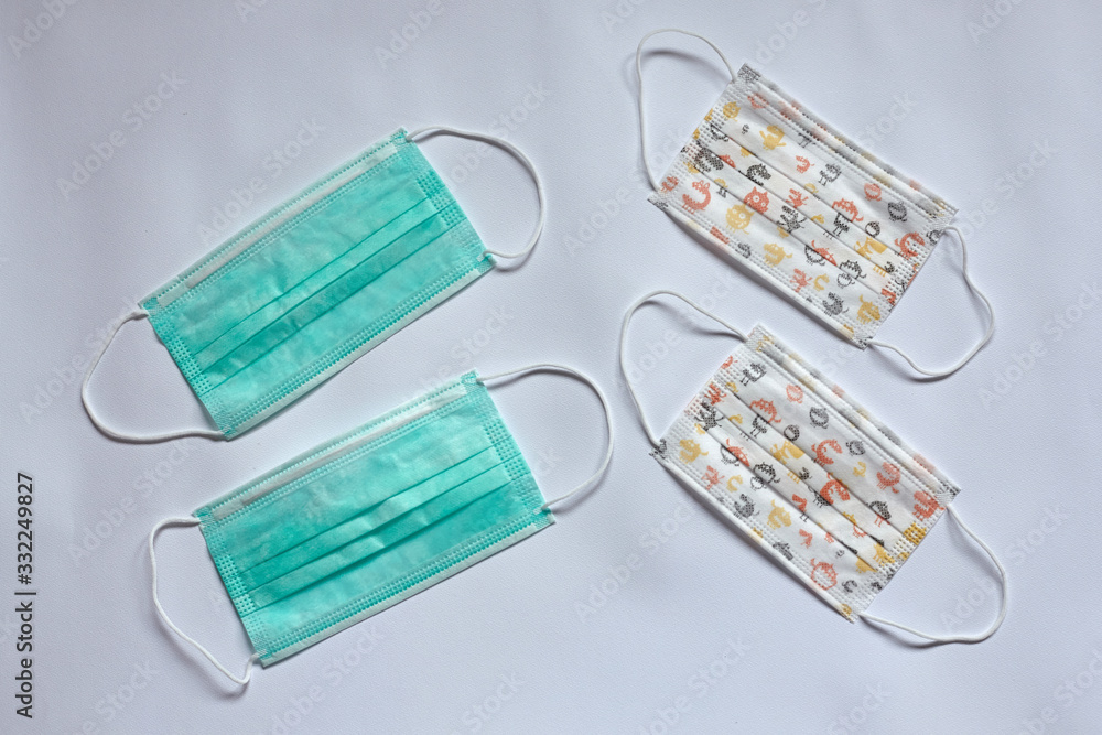 medical masks for protection from coronavirus. medical masks for protection from coronavirus.