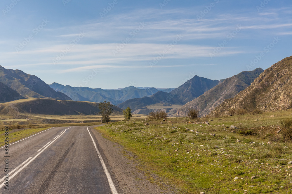 Summer in Altai Russia, road to Altai Mountains, Beautiful summer viewof Altai mountains. Summer in Altai Russia, road to Altai Mountains, Beautiful summer viewof Altai mountains.
