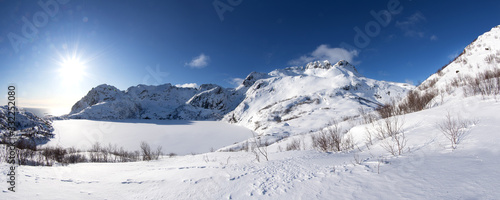 Lofoten, Norway, Scandinavian nature, winter  © prochym