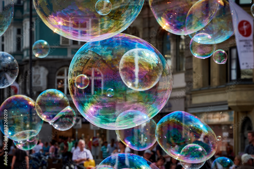 Bubbles reflection Bubbles reflection