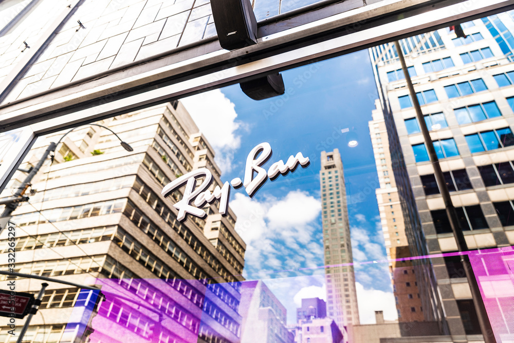 Ray Ban shop in Bloomingdale's department store in New York City, USA Stock  Photo | Adobe Stock