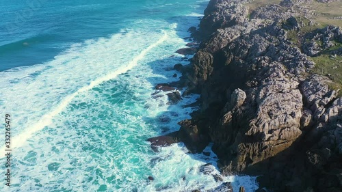 Landscape in the Usgo beach area, Natural Park of the Dunes of Liencres, Liencres, Piélagos Municipality, Cantabrian Sea, Cantabria, Spain, Europe photo