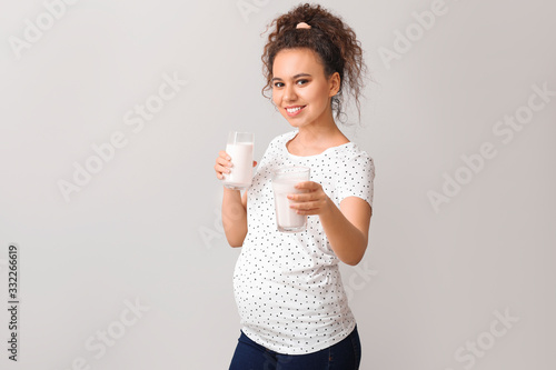 Young pregnant African-Amer...