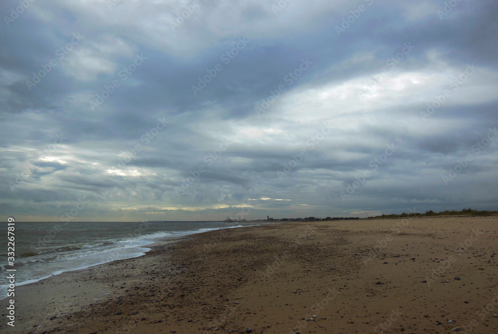 Beach in Great Yarmouth, UK Beach in Great Yarmouth, UK