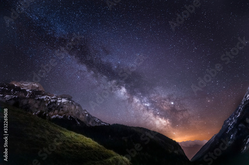 Milkyway in the Swiss Alps © DK Photography