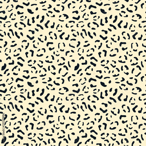 Animal camouflage design for clothing print. Leopard skin seamless pattern background. Vector illustration