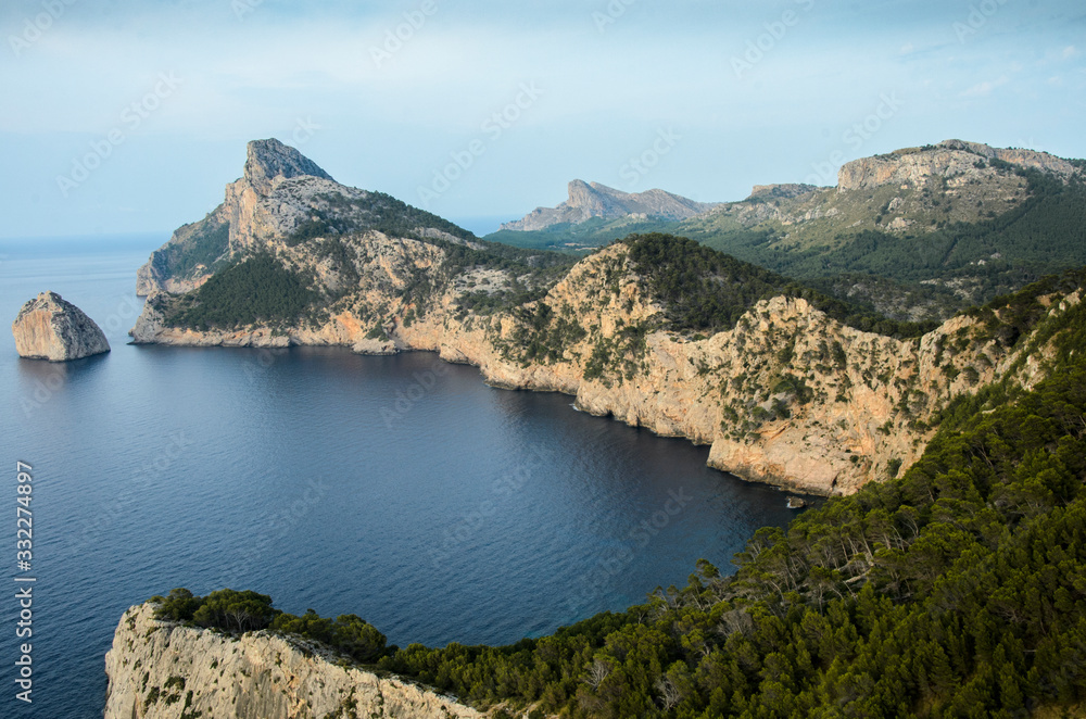 Obraz premium Mallorca island, Cap de Formentor cliff view