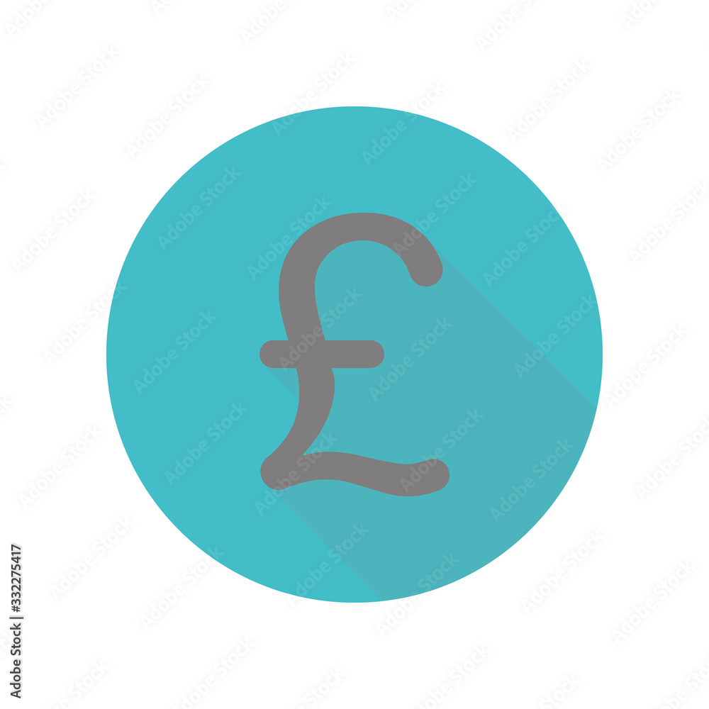 Pound sign long shadow icon. Simple glyph, flat vector of web icons for ui and ux, website or mobile application Pound sign long shadow icon. Simple glyph, flat vector of web icons for ui and ux, website or mobile application