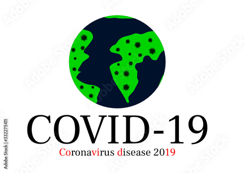 Covid-19. Coronavirus disease (2019-nCoV) vector design. Wordwide epidemic. Web banner concept. Awareness, prevent, information, news. Coronavirus icons 