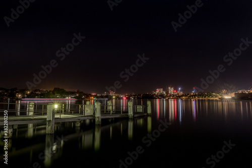 pier and city at night © Tim