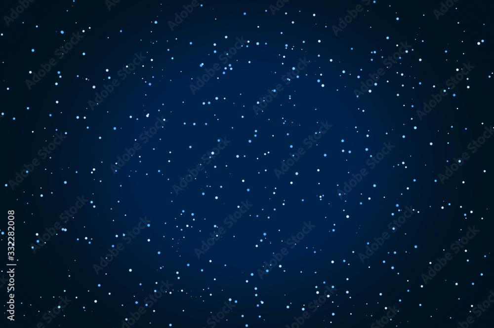 Fototapeta premium Stars in the night sky. Dark interstellar space.
