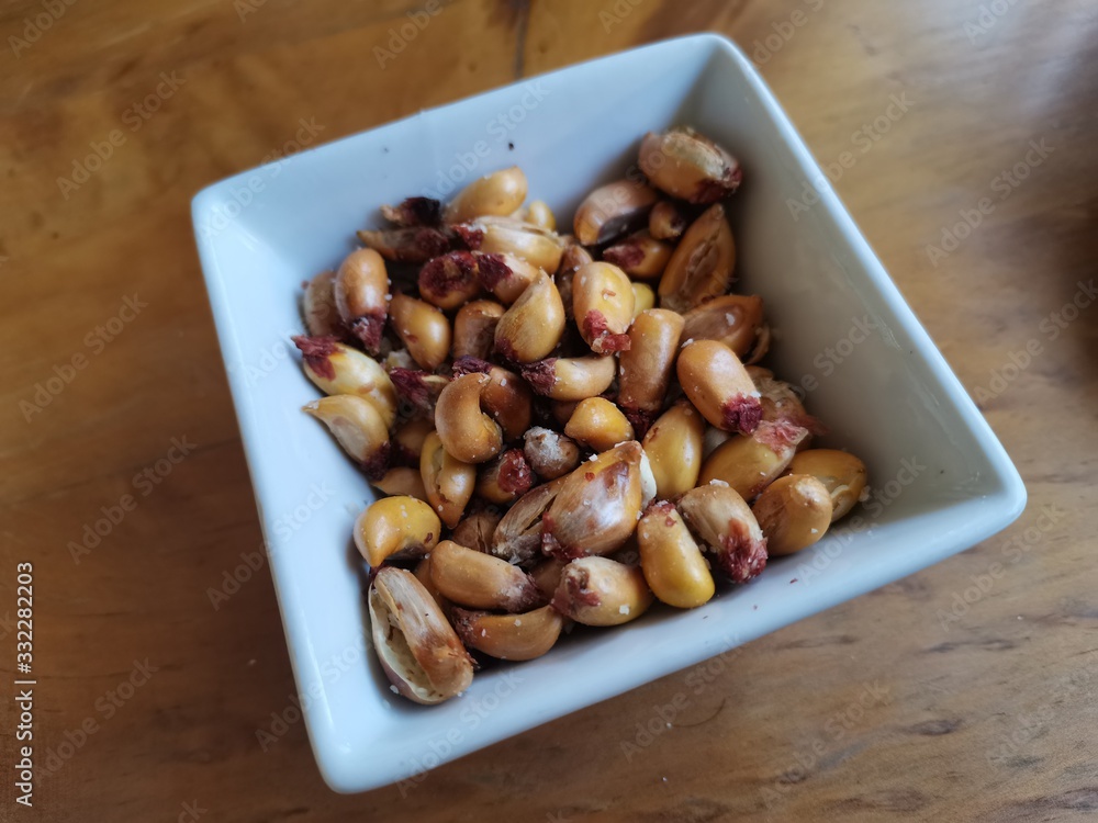 Canchita serrana in a bowl peruvian food Canchita serrana in a bowl peruvian food