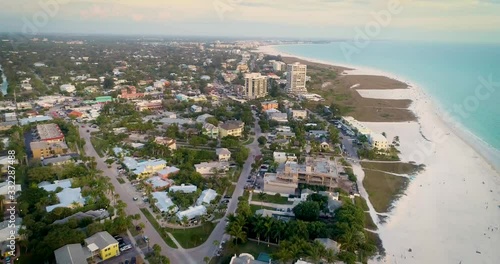 aerial view of the city