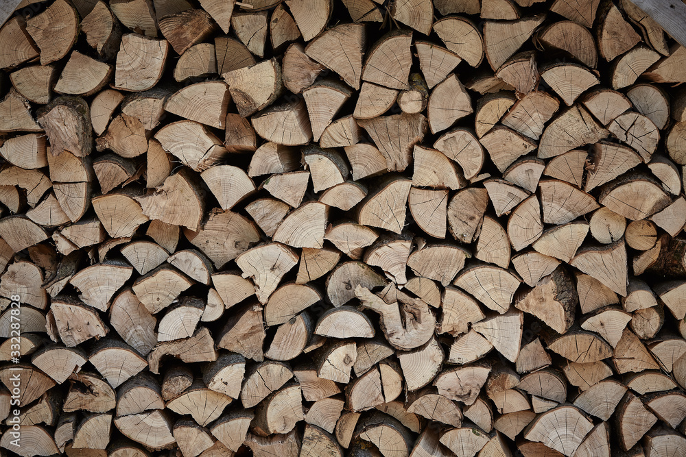 Firewood background. Old wooden texture. Firewood background. Old wooden texture.