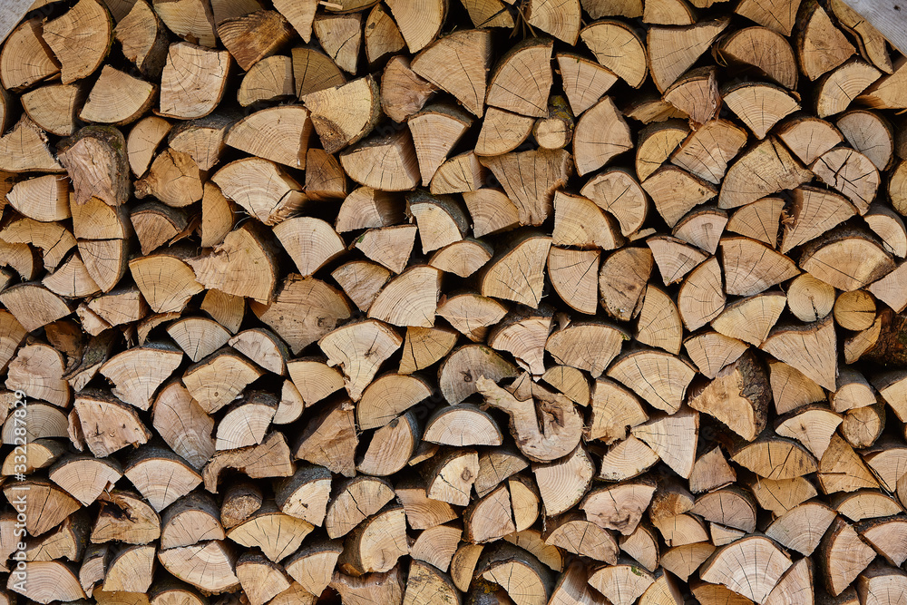 Firewood background. Old wooden texture. Firewood background. Old wooden texture.