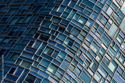 Wallpaper Mural building with reflection in windows of modern building Torontodigital.ca