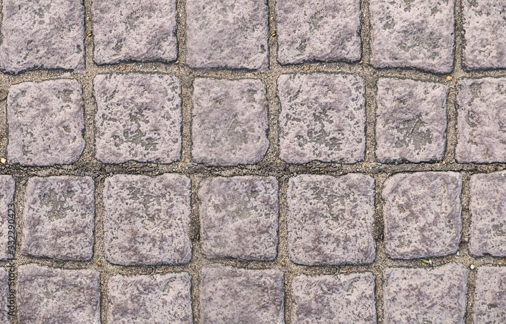 Obraz premium stone pattern gray granite square background geometric base solid urban