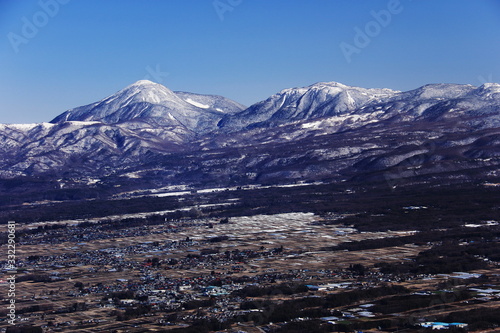 入笠山から 冬の八ヶ岳連峰 北八ヶ岳