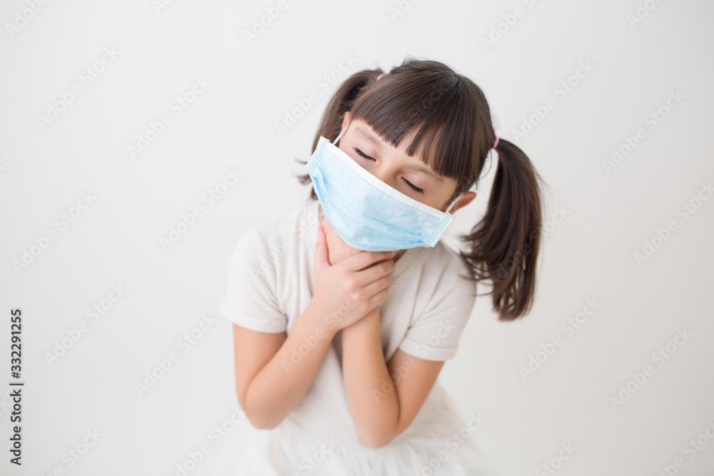 Girl With Sore Throat