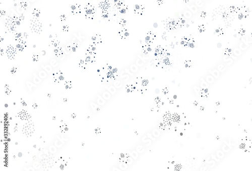 Wallpaper Mural Light BLUE vector texture with abstract forms. Torontodigital.ca
