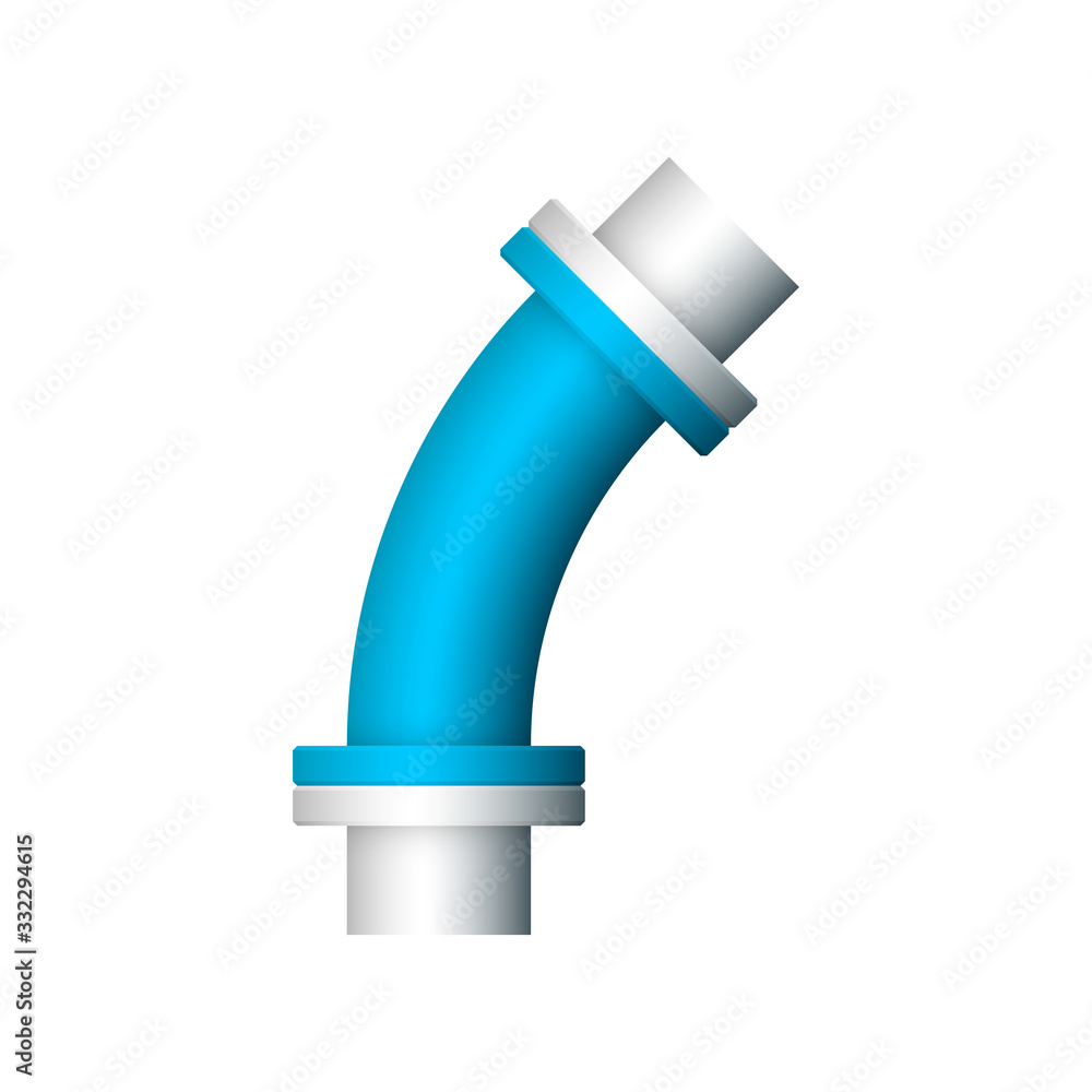 Pipe vector. Made from steel or metal connection by flange fitting fixing by screw and bolt. Part for pipeline construction to transportation oil and gas in industry, water in plumbing and irrigation. Pipe vector. Made from steel or metal connection by flange fitting fixing by screw and bolt. Part for pipeline construction to transportation oil and gas in industry, water in plumbing and irrigation.