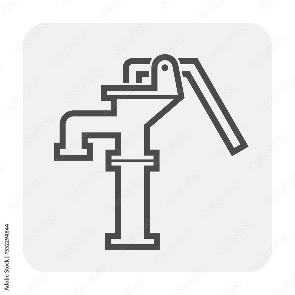 Obraz premium water pump icon