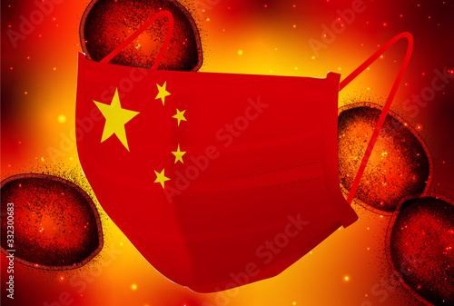 中国　マスク　コロナ　ウイルス