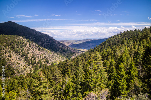 A beautiful overlooking view of nature in Lewis and Clark Caverns SP, Montana